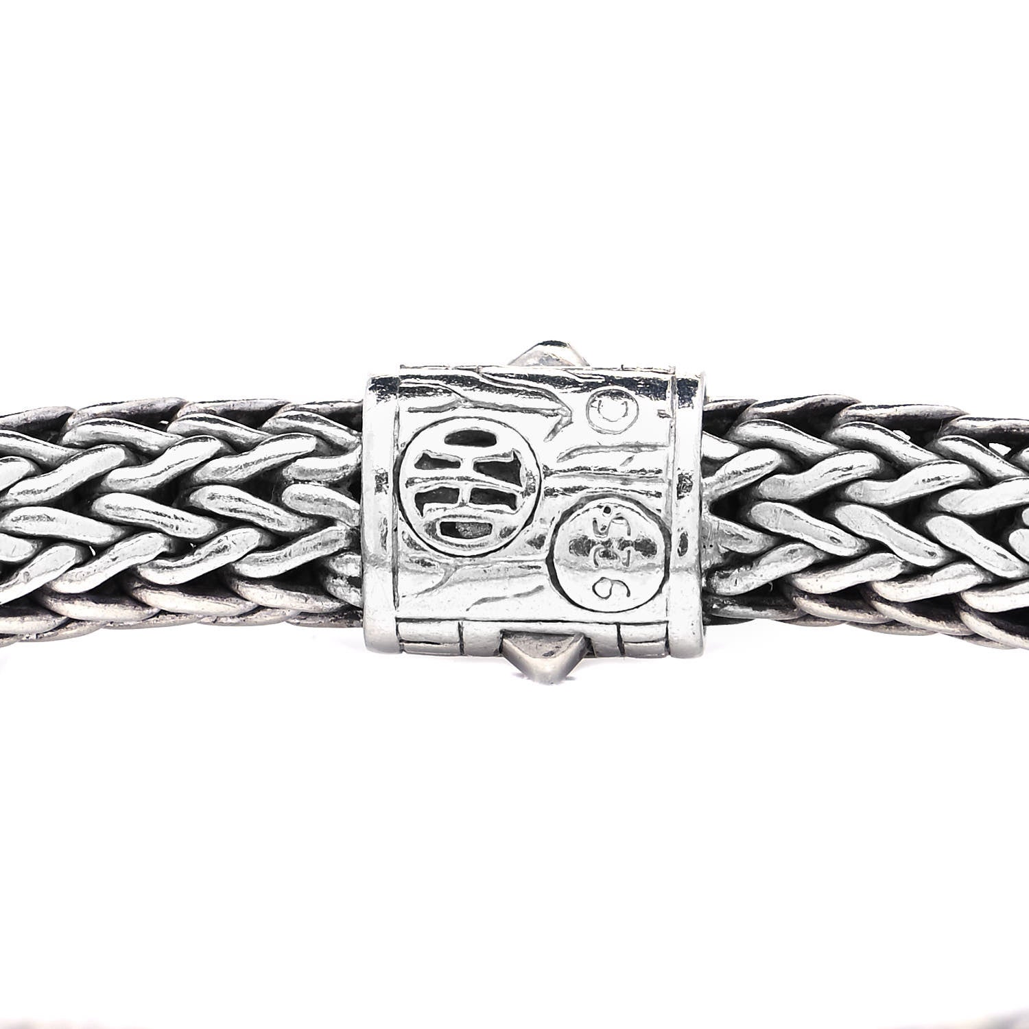 John Hardy Sterling Silver Black Sapphire 6.5mm Classic Chain Bracelet 6 of 6