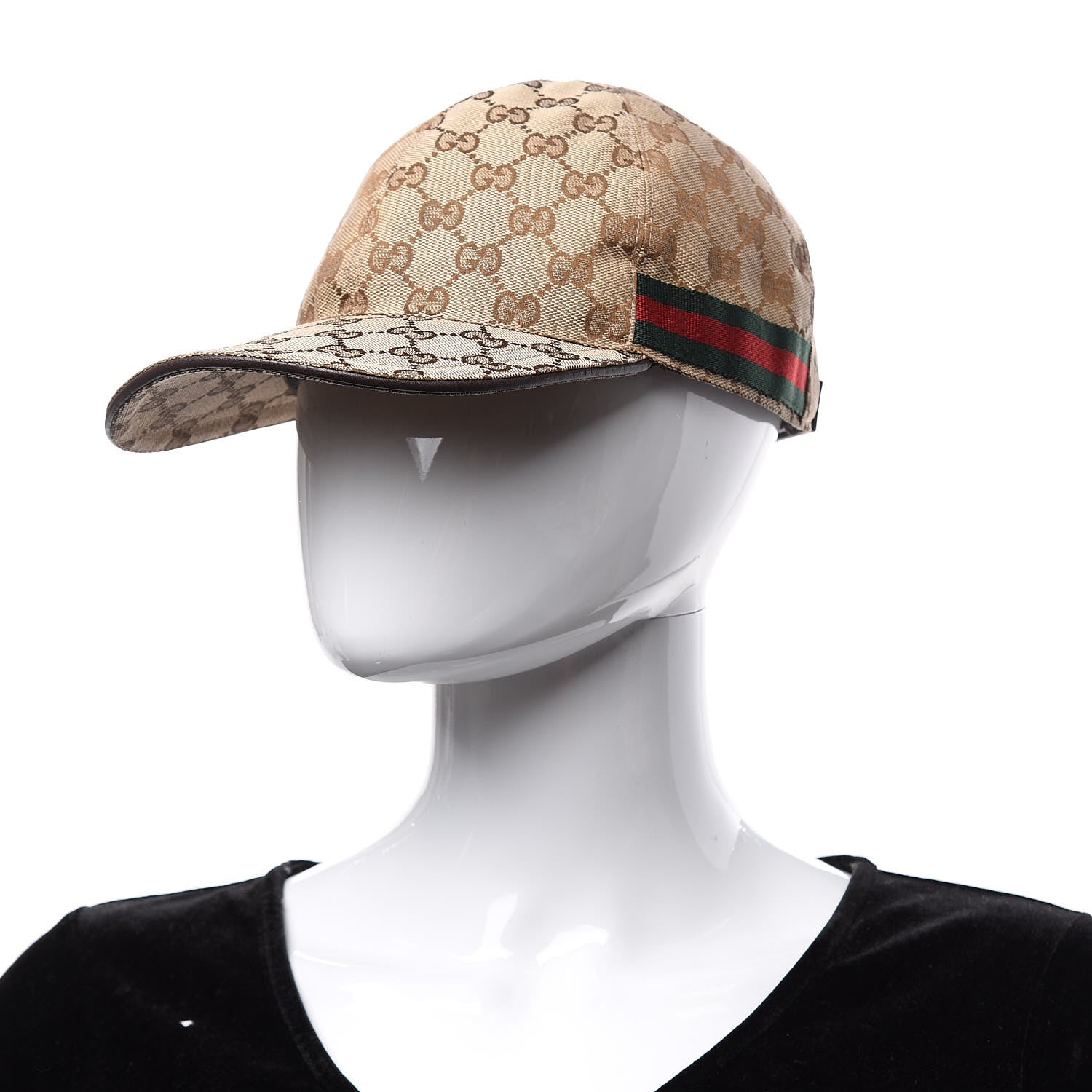 Gucci Monogram Web Baseball Hat L Beige Cocoa 2 of 6