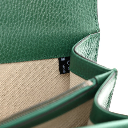 Gucci Pebbled Calfskin Small Dionysus Shoulder Bag Emerald 8 of 10