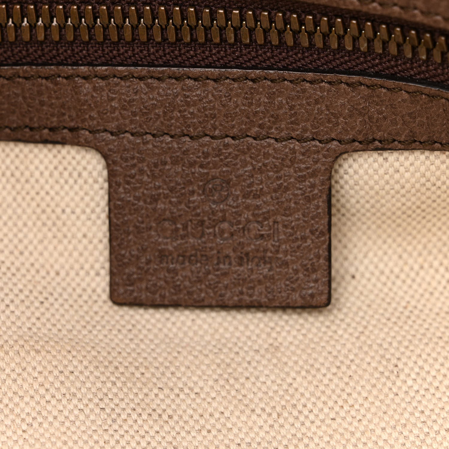 Gucci GG Supreme Monogram Web Ophidia Half Moon Hobo Brown 6 of 11