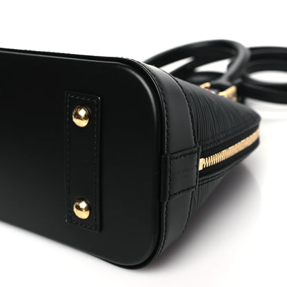 Louis Vuitton LV X TM Epi Alma BB Black 9 of 10