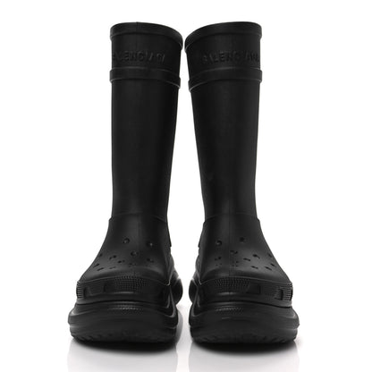 Balenciaga X CROCS Rubber Womens Rain Boots 36 Black 2 of 8