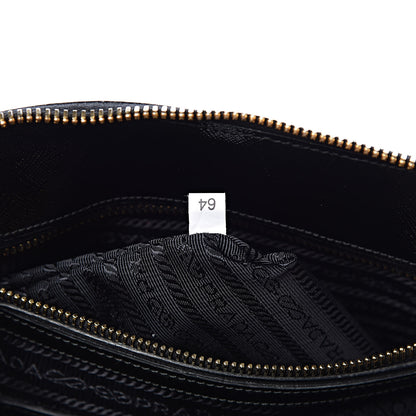 Prada Saffiano Vernice Medium Promenade Tote Black 7 of 11