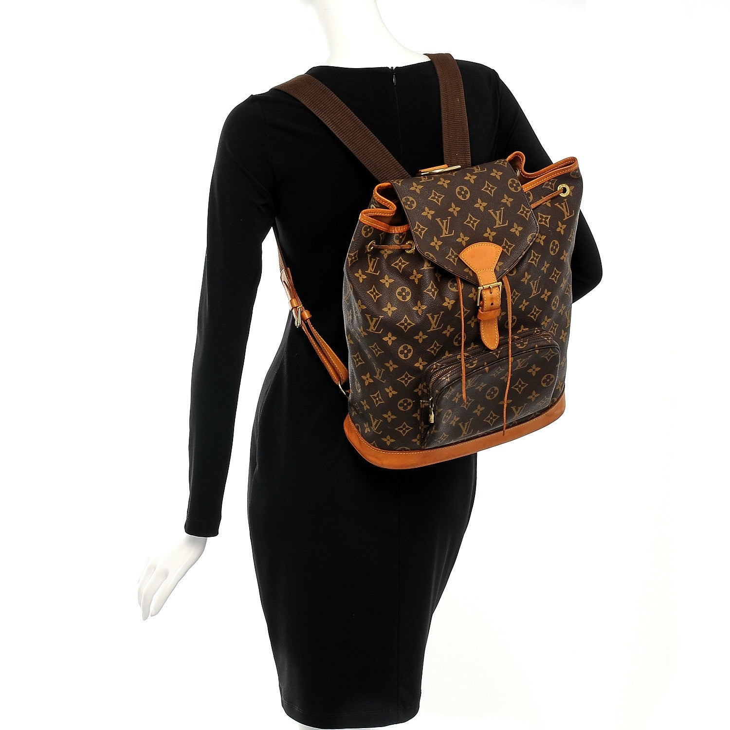 Louis Vuitton Monogram Montsouris GM Backpack 2 of 9