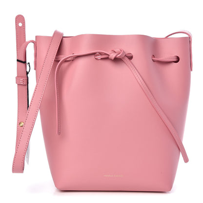 Mansur Gavriel Calfskin Mini Bucket Bag Peony 1 of 8