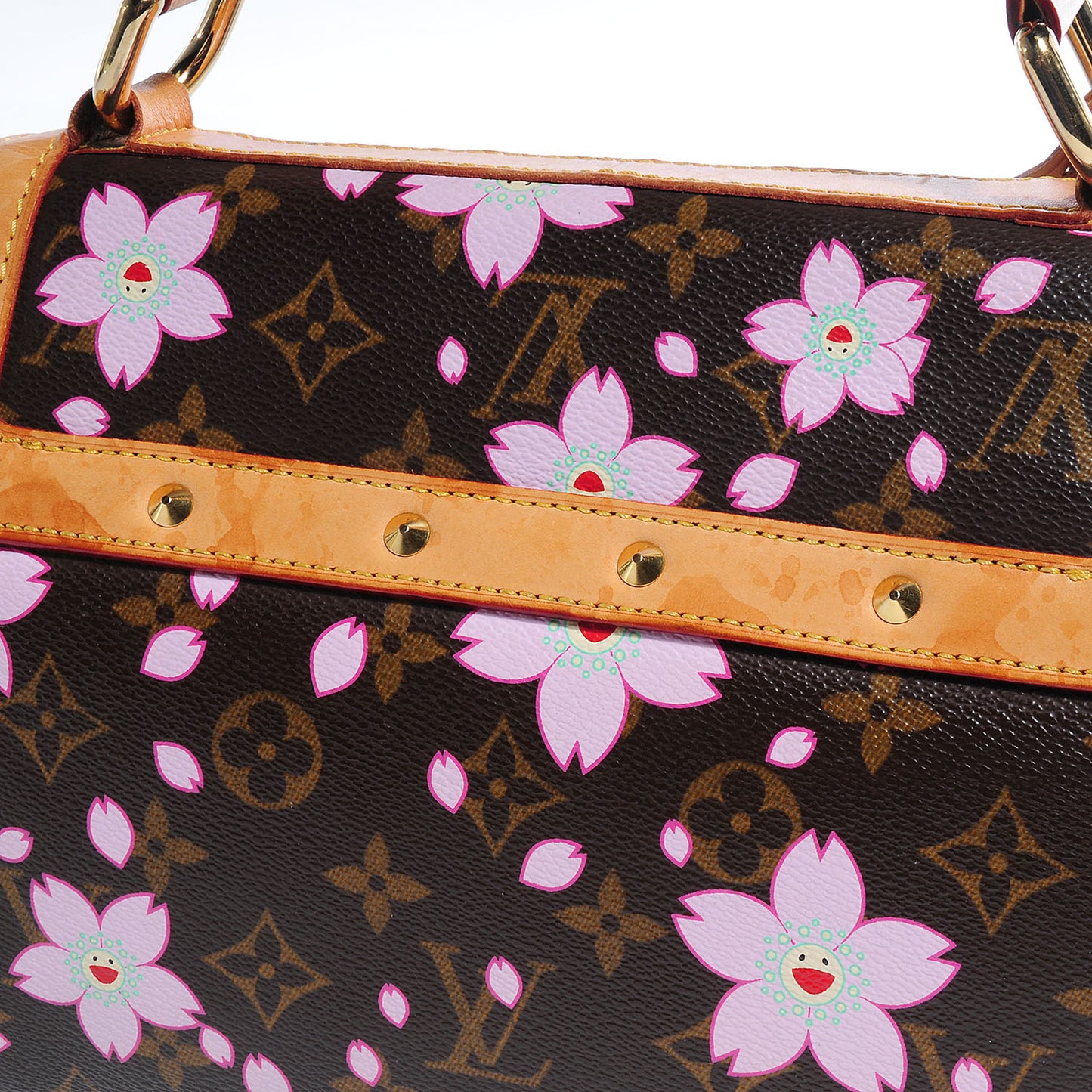 Monogram Cherry Blossom Sac Retro Bag Brown