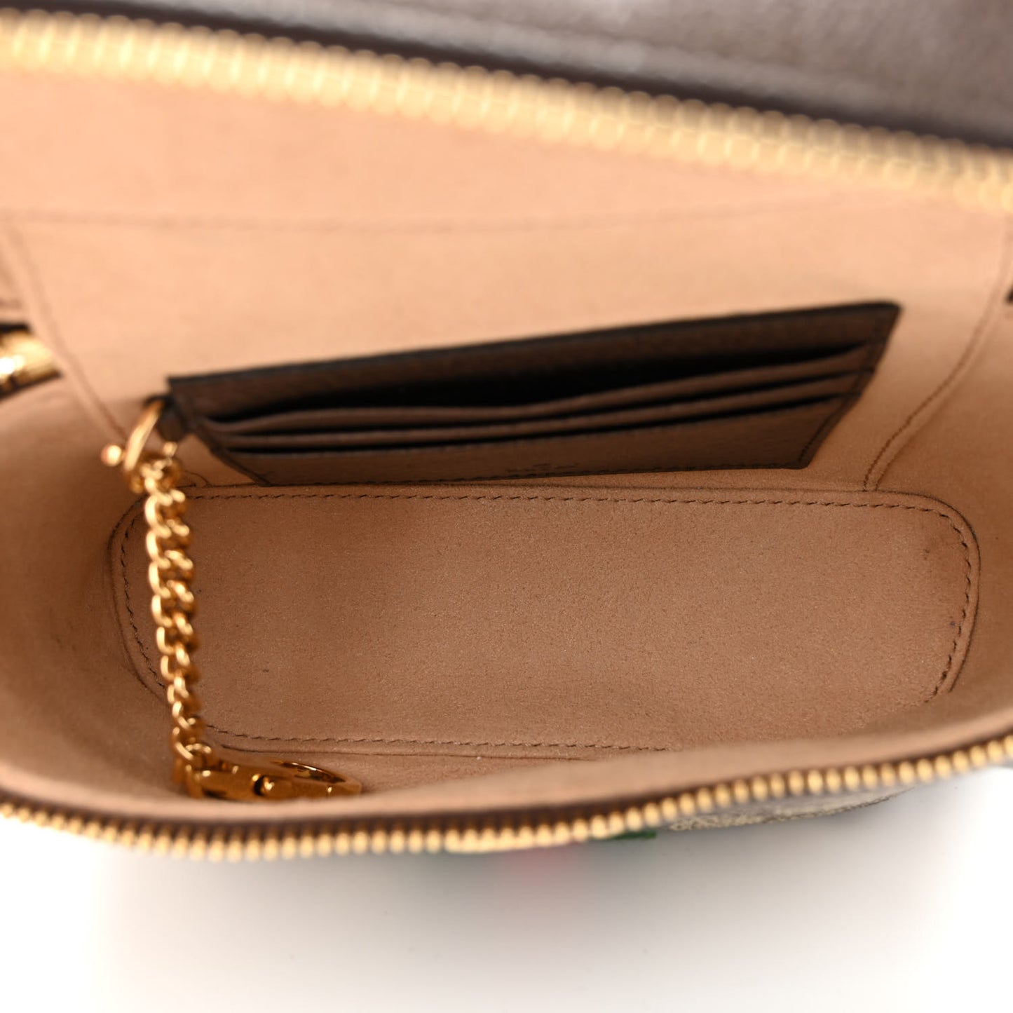 GG Supreme Monogram Web Ophidia Belt Bag 110 44 Dark Brown