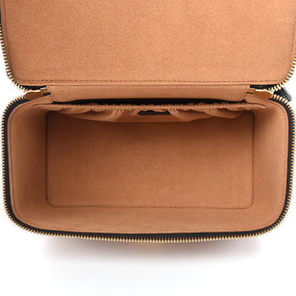 MCM Visetos Vanity Case Cognac Black 5 of 11