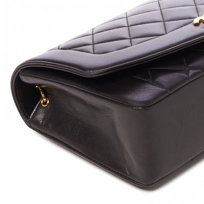 Chanel Lambskin Quilted Medium Single Flap Black 9 of 10
