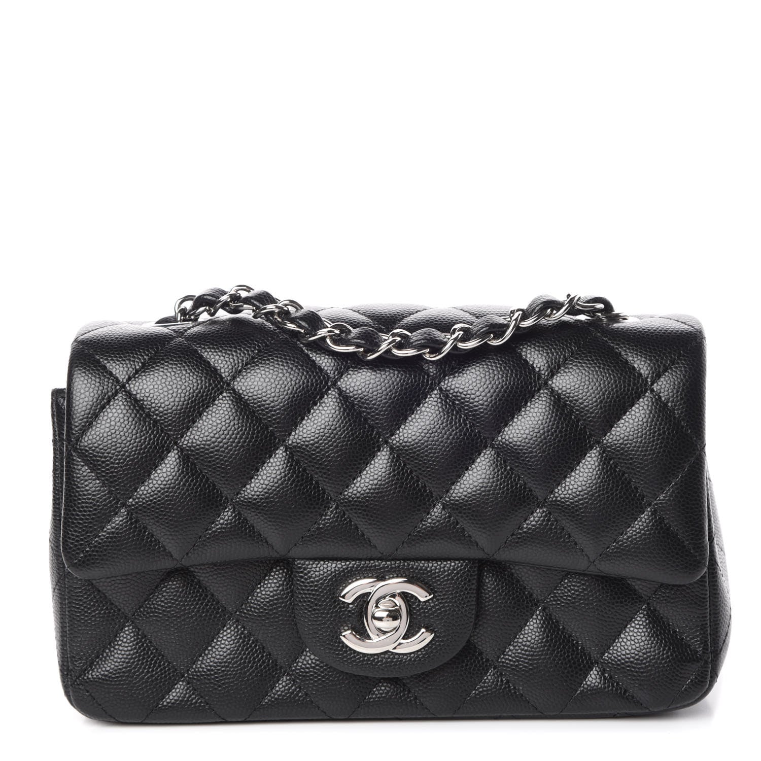Chanel Caviar Quilted Mini Rectangular Flap Black 1 of 14