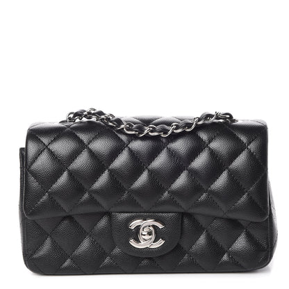 Chanel Caviar Quilted Mini Rectangular Flap Black 1 of 14