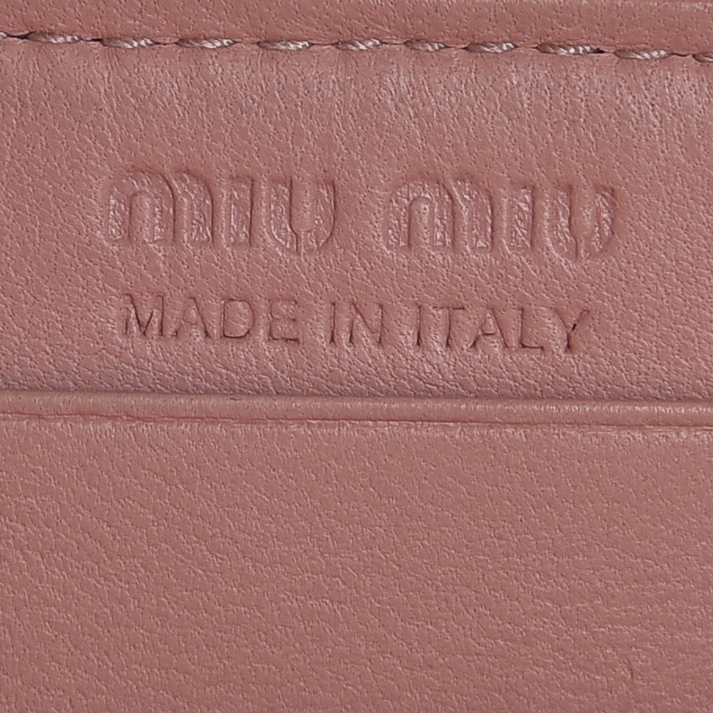 Nappa Matelasse Zip Around Compact Wallet Orchidea