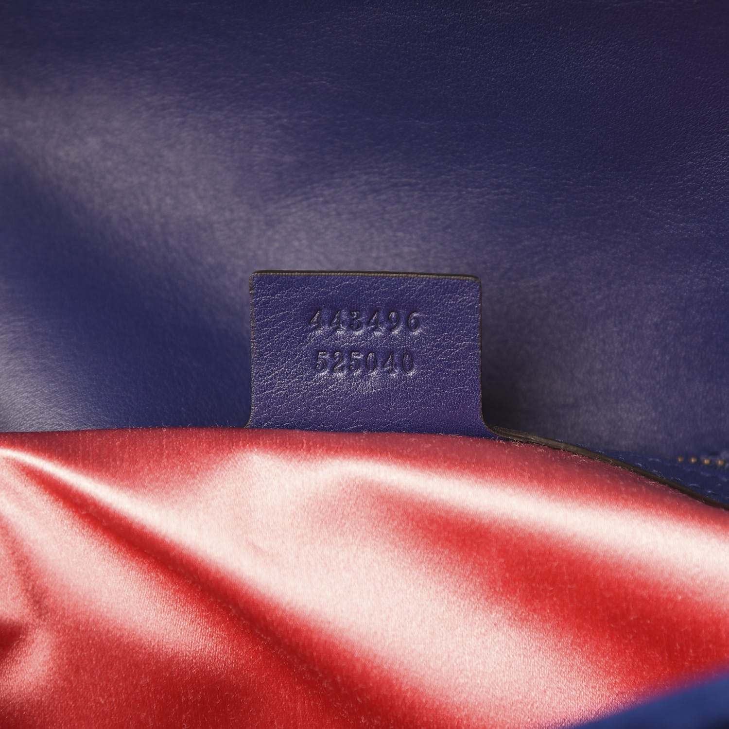 Gucci Velvet Matelasse Medium GG Marmont Shoulder Bag Cobalt Blue 6 of 9