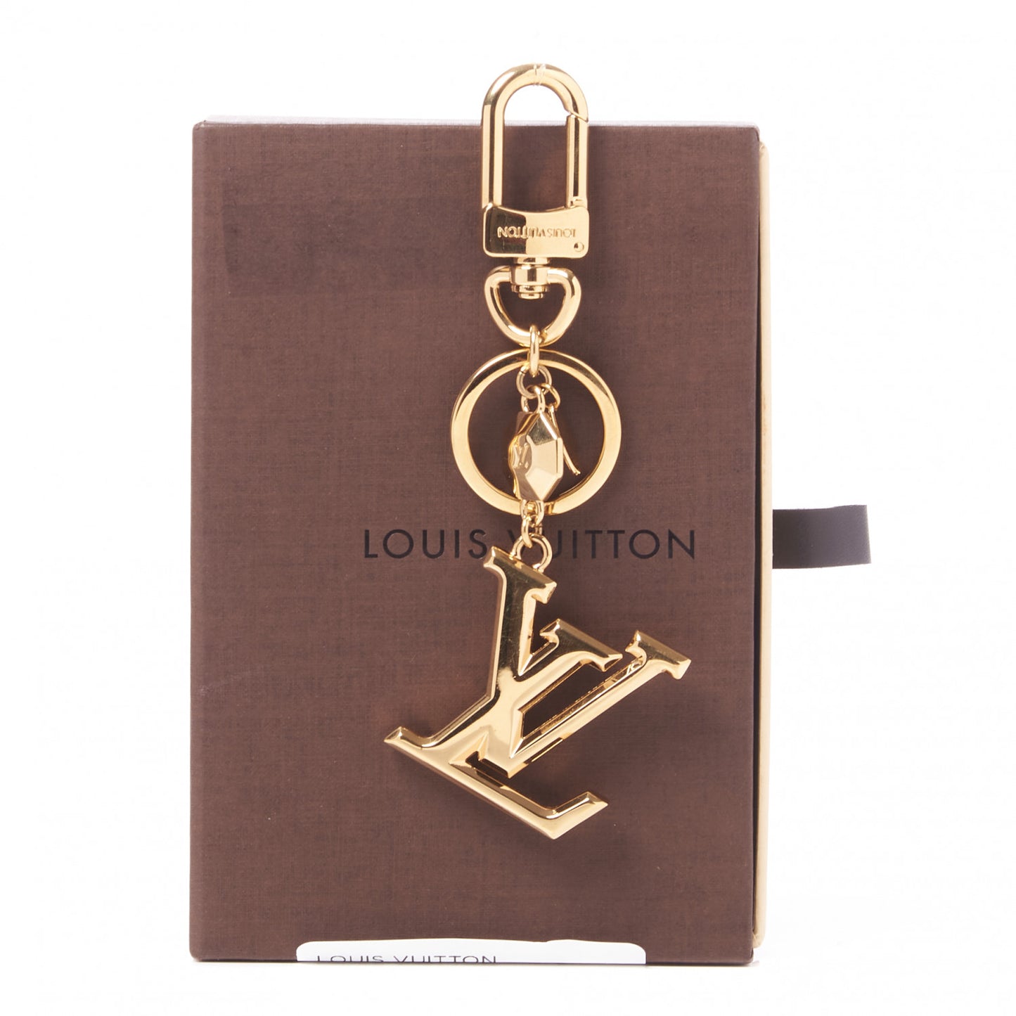 LV Facettes Bag Charm Key Holder Gold