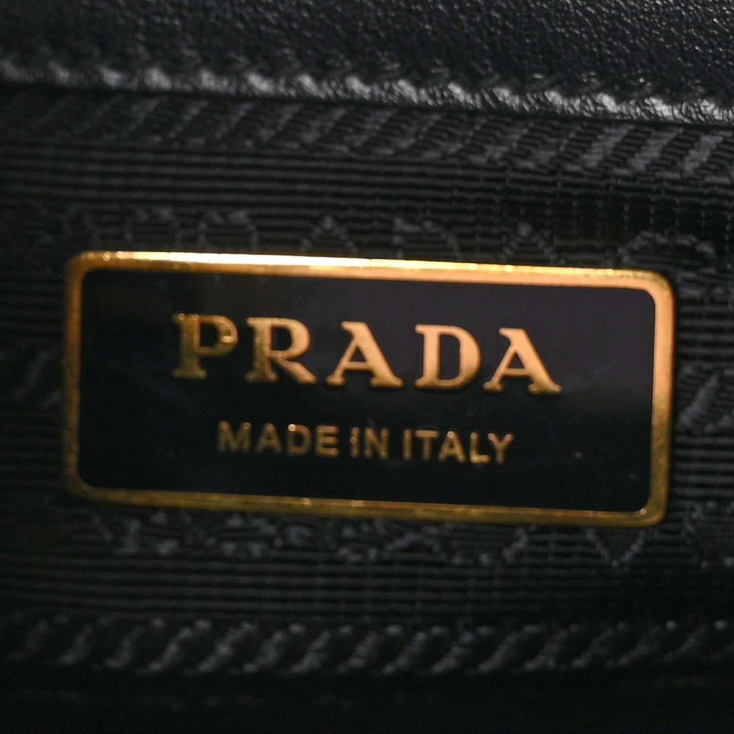 Prada Jacquard Saffiano Triangolo Symbole Embroidered Small Tote Black Corda 6 of 9