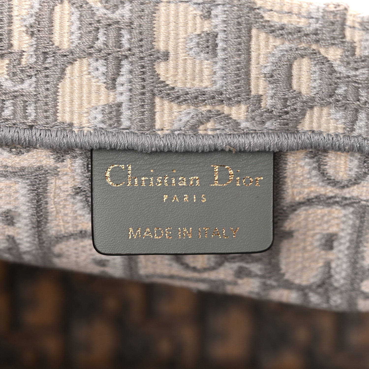 Christian Dior Oblique Medium Book Tote Grey 6 of 12