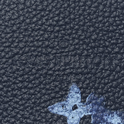 Louis Vuitton Monogram Ink Watercolor Keepall Bandouliere 40 Blue 6 of 7