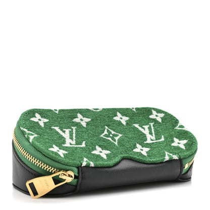 Louis Vuitton Jacquard Velvet Monogram LV Match Sunglasses Case GM Vert 4 of 6
