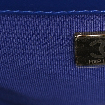 Chanel Lambskin Quilted Small Pillow Crush Flap Blue 7 of 10