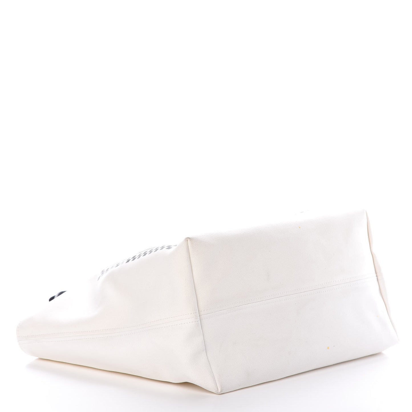 Canvas Logo Tote Black White