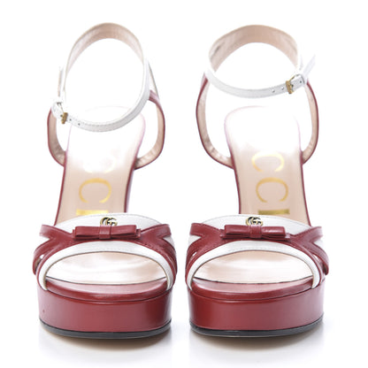 Gucci Malaga Kid Platform Sandals 36 Red 2 of 14