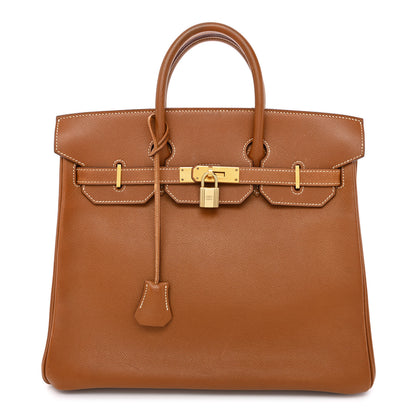Hermes Courchevel HAC Birkin 32 Gold 1 of 14