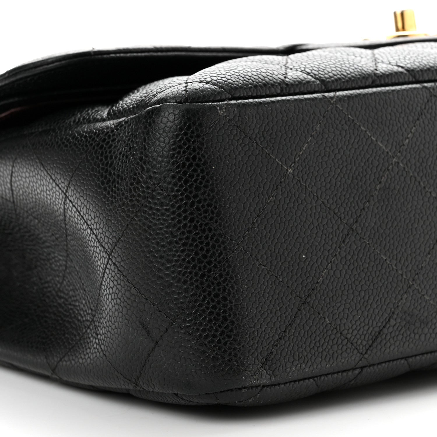 Chanel Caviar Quilted Jumbo Double Flap Black 9 of 10