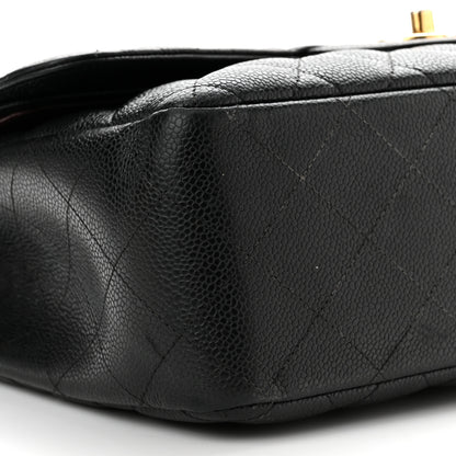 Chanel Caviar Quilted Jumbo Double Flap Black 9 of 10