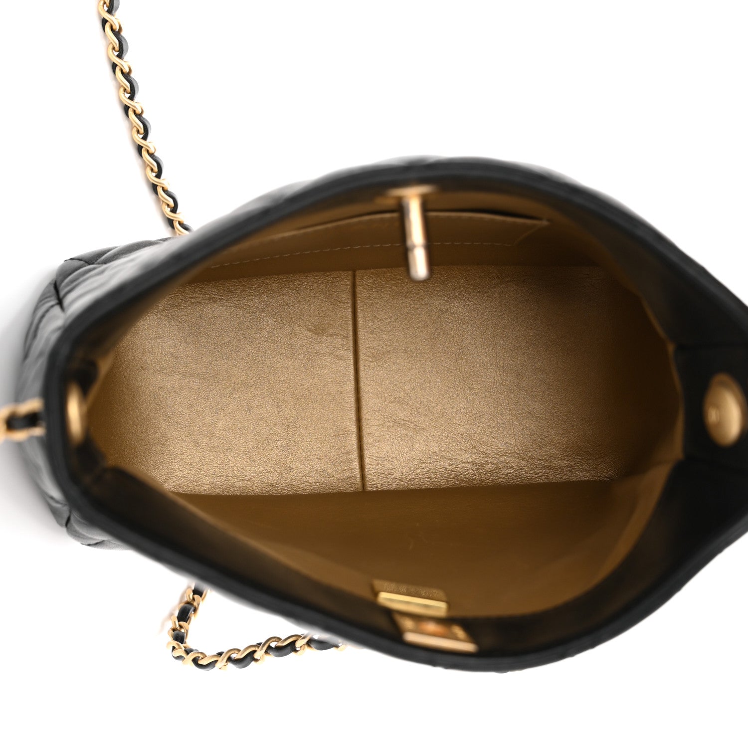 Chanel Lambskin Quilted Small Pearl Crush Hobo Black 8 of 13