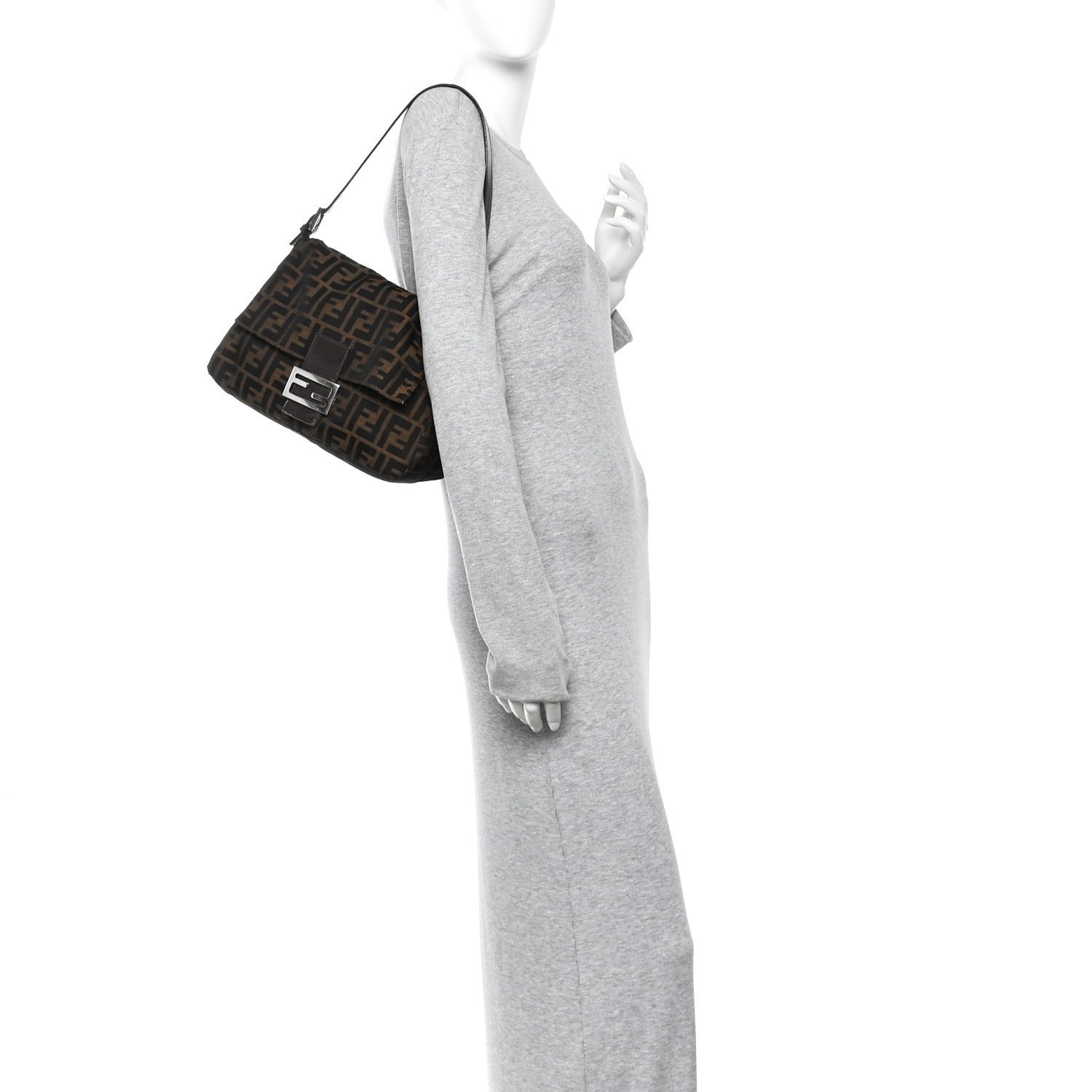 Fendi Zucca Mama Baguette Tobacco 2 of 19