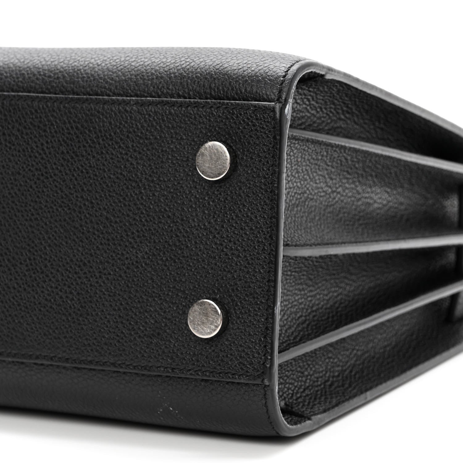 Saint Laurent Grained Calfskin Baby Sac De Jour Black 9 of 13