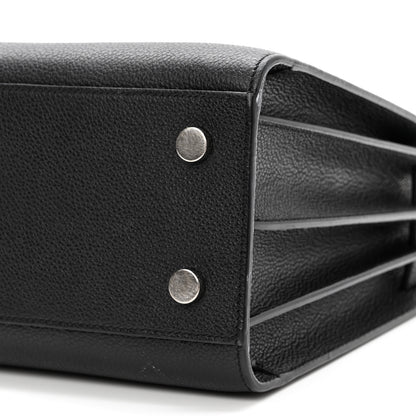 Saint Laurent Grained Calfskin Baby Sac De Jour Black 9 of 13