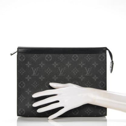 Louis Vuitton Monogram Eclipse Pochette Voyage MM 2 of 6