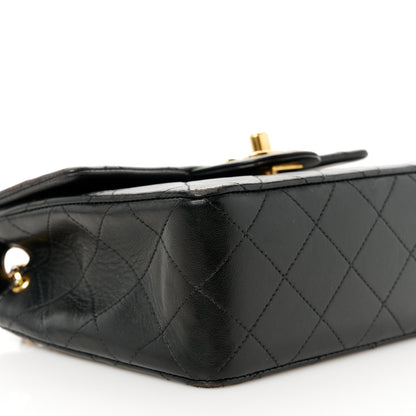 Chanel Lambskin Quilted Mini Square Flap Black 11 of 12