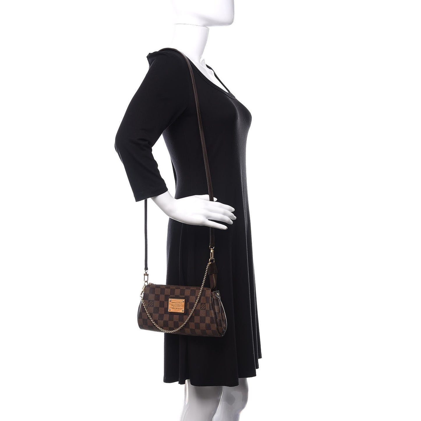 Damier Ebene Eva Clutch