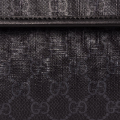 Gucci GG Supreme Monogram Web Slim Belt Bag Black Grey 12 of 12