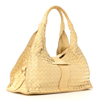 Bottega Veneta Nappa Intrecciato Shoulder Bag Banane 2 of 9