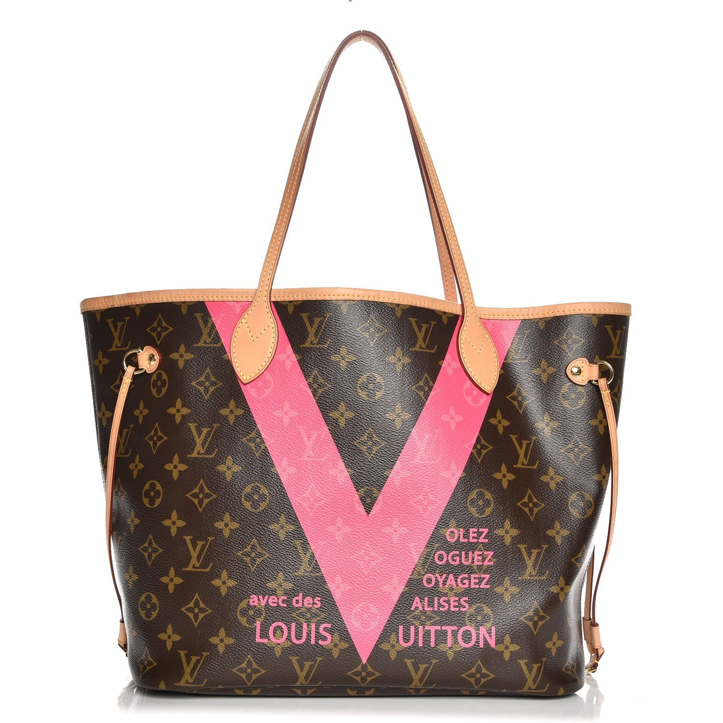 Monogram V Neverfull MM Grenade