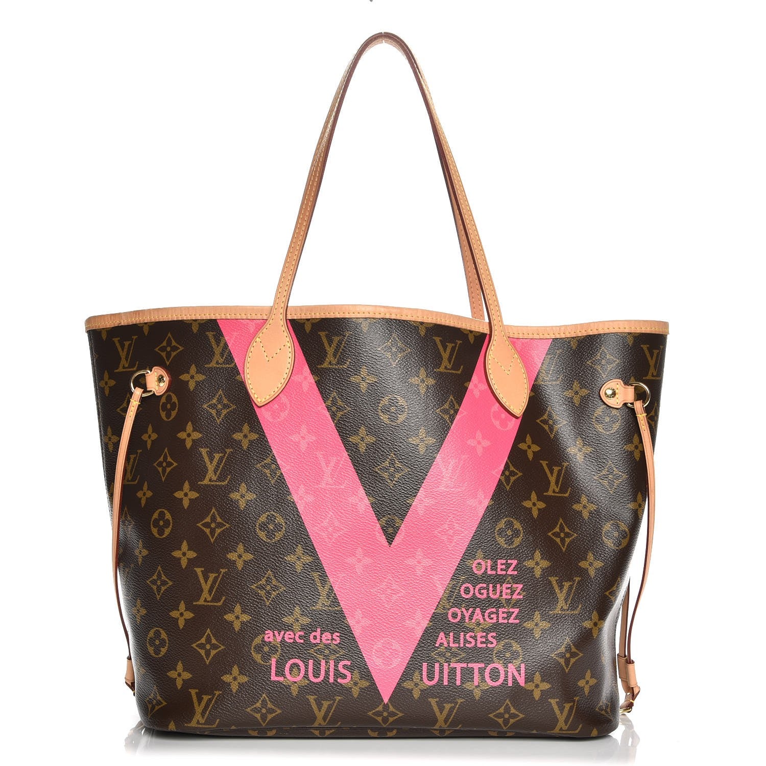 Louis Vuitton Monogram V Neverfull MM Grenade 1 of 10