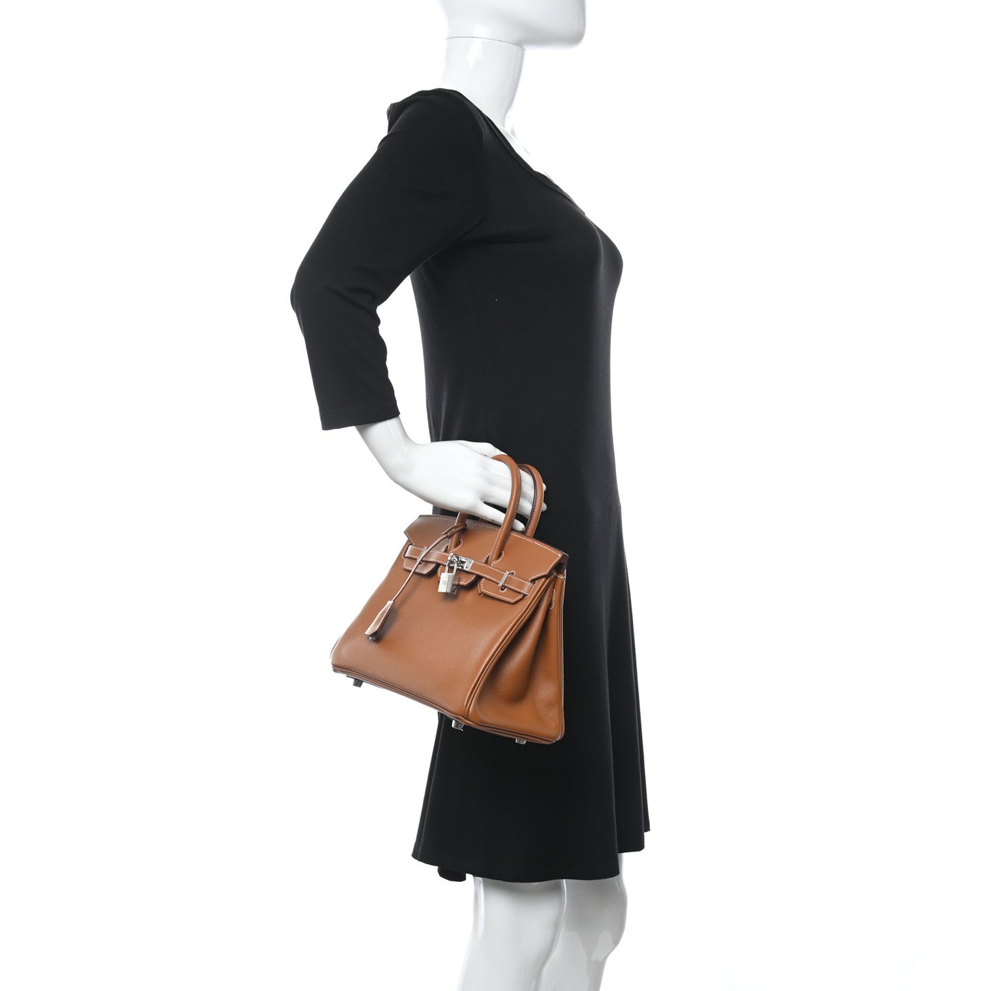 Epsom Horseshoe Birkin 25 Gold