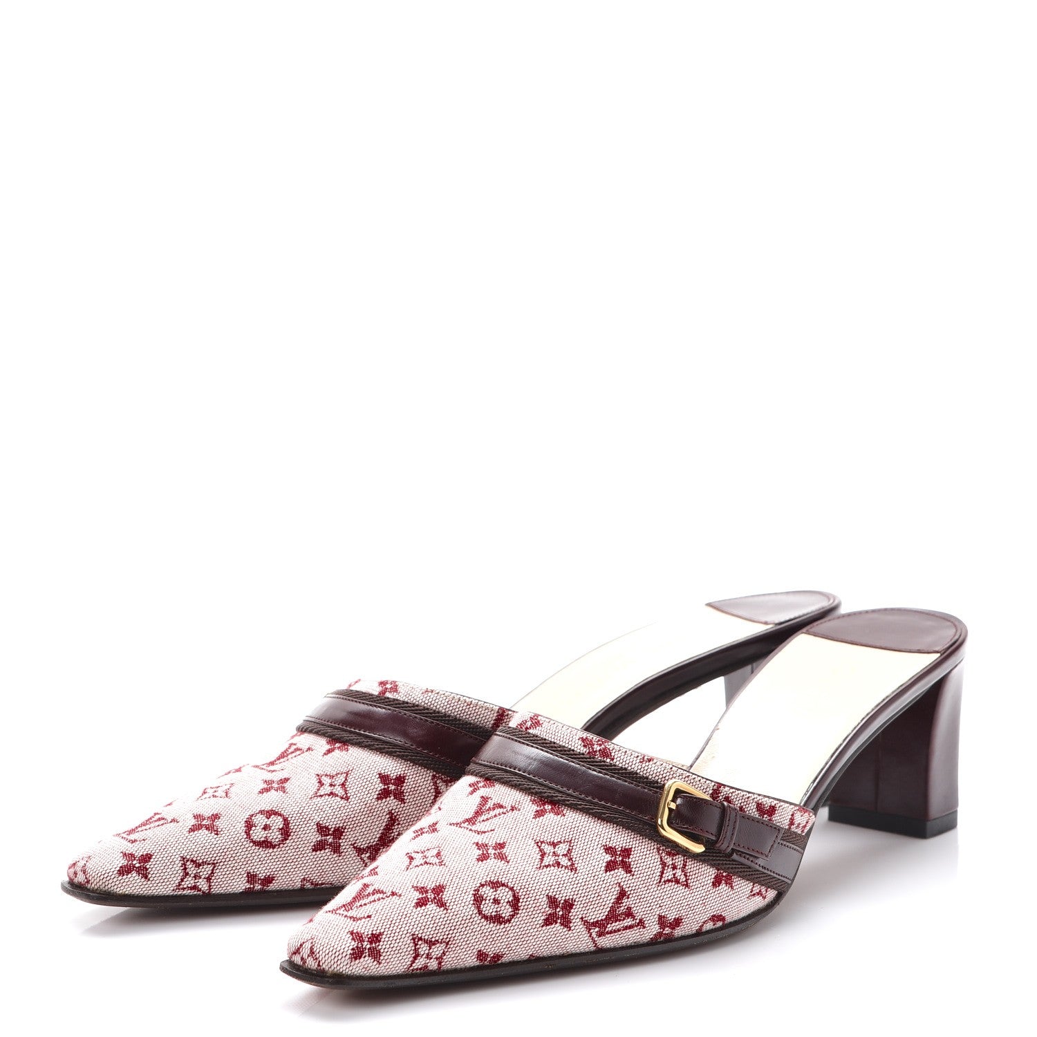 Louis Vuitton Mini Monogram Mules 36 Cherry 3 of 9