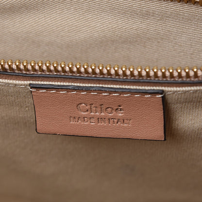 Chloe Goatskin Suede Medium Pixie Bag Nougat 7 of 10