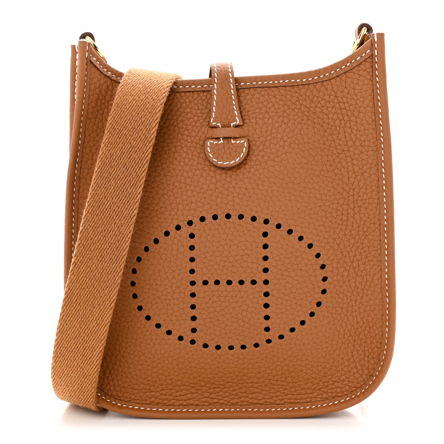 Hermes Taurillon Maurice Evelyne TPM Gold 1 of 10