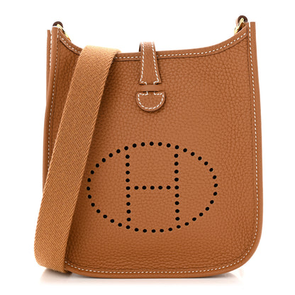 Hermes Taurillon Maurice Evelyne TPM Gold 1 of 10