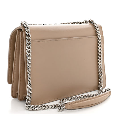 Saint Laurent Calfskin Medium Monogram Sunset Dark Beige 2 of 13