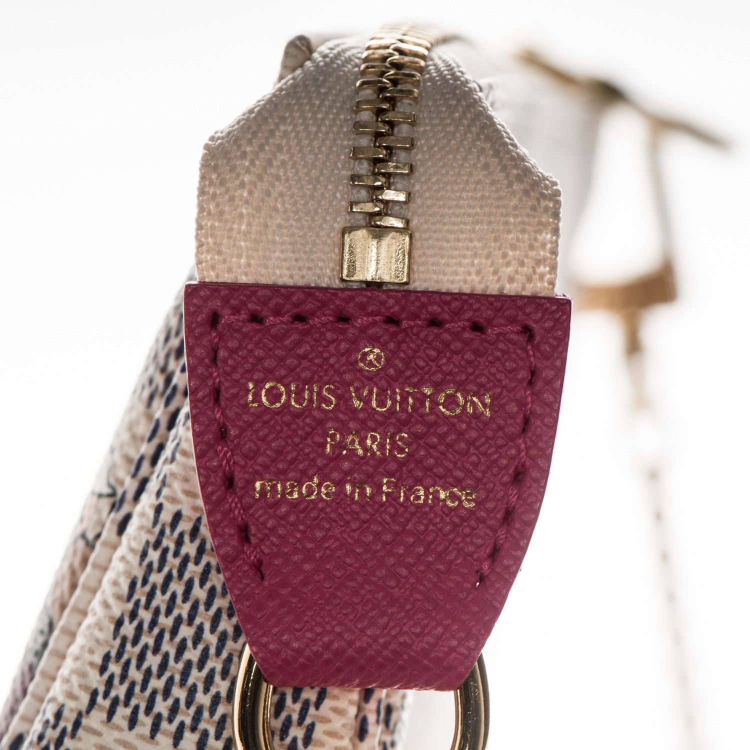 Louis Vuitton Damier Azur 2015 Christmas Animation Mini Pochette Accessories 5 of 7