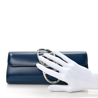 Hermes Box Egee Clutch Bleu de Prusse 2 of 7