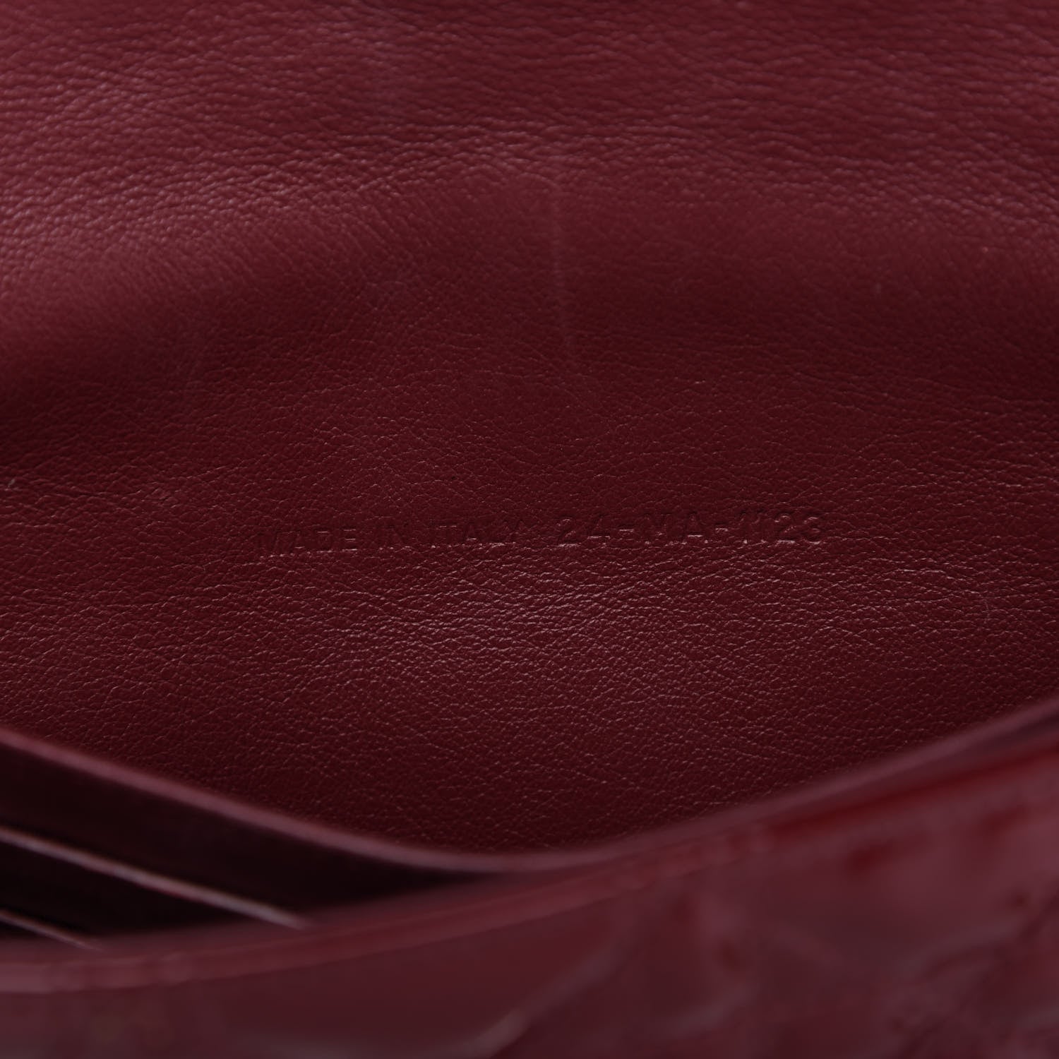 Christian Dior Patent Cannage New Lock Pouch Red 9 of 11