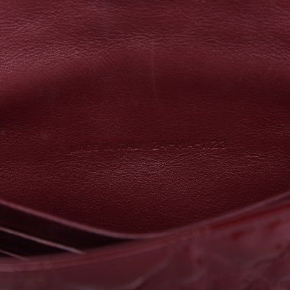 Christian Dior Patent Cannage New Lock Pouch Red 9 of 11