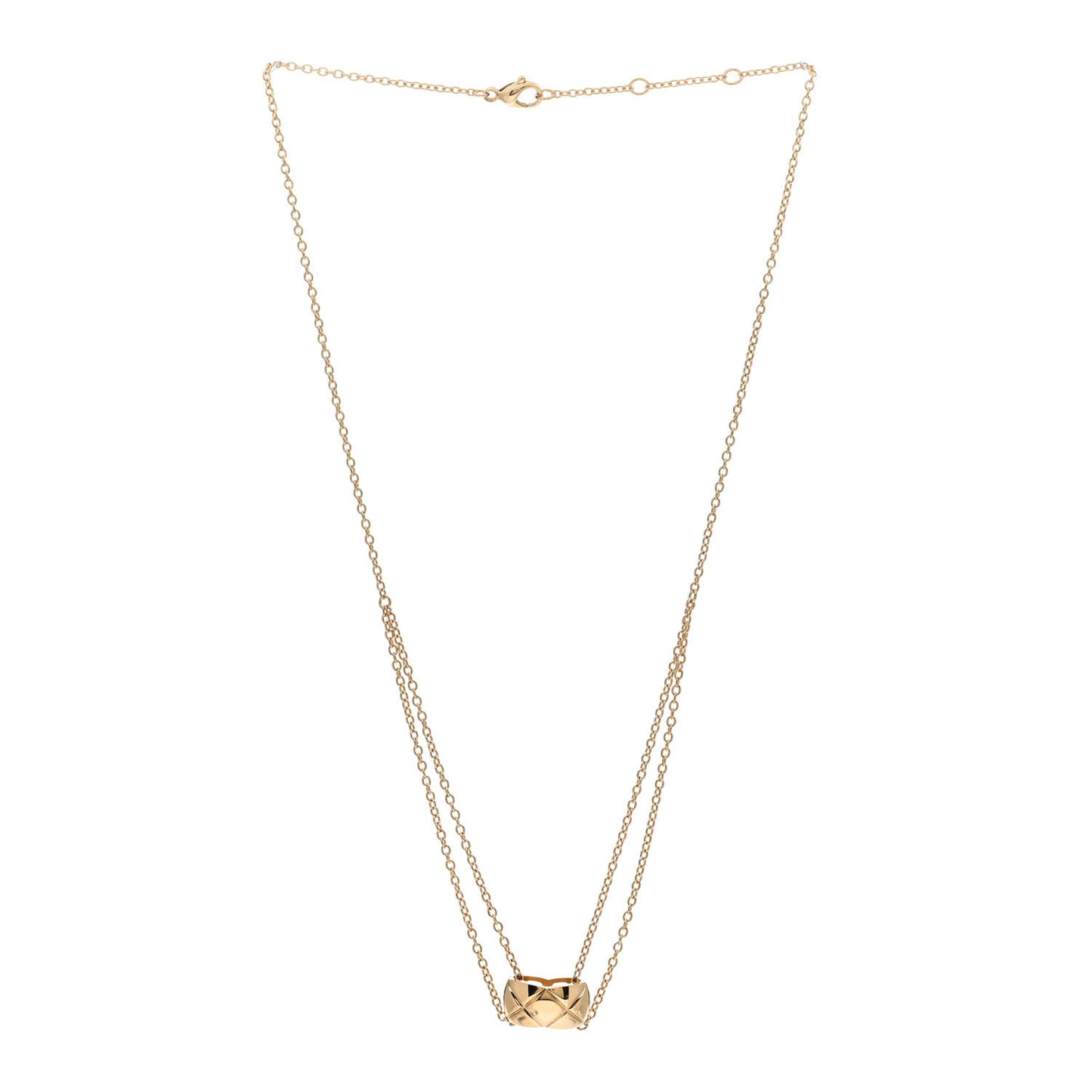 18K Yellow Gold Coco Crush Pendant Necklace